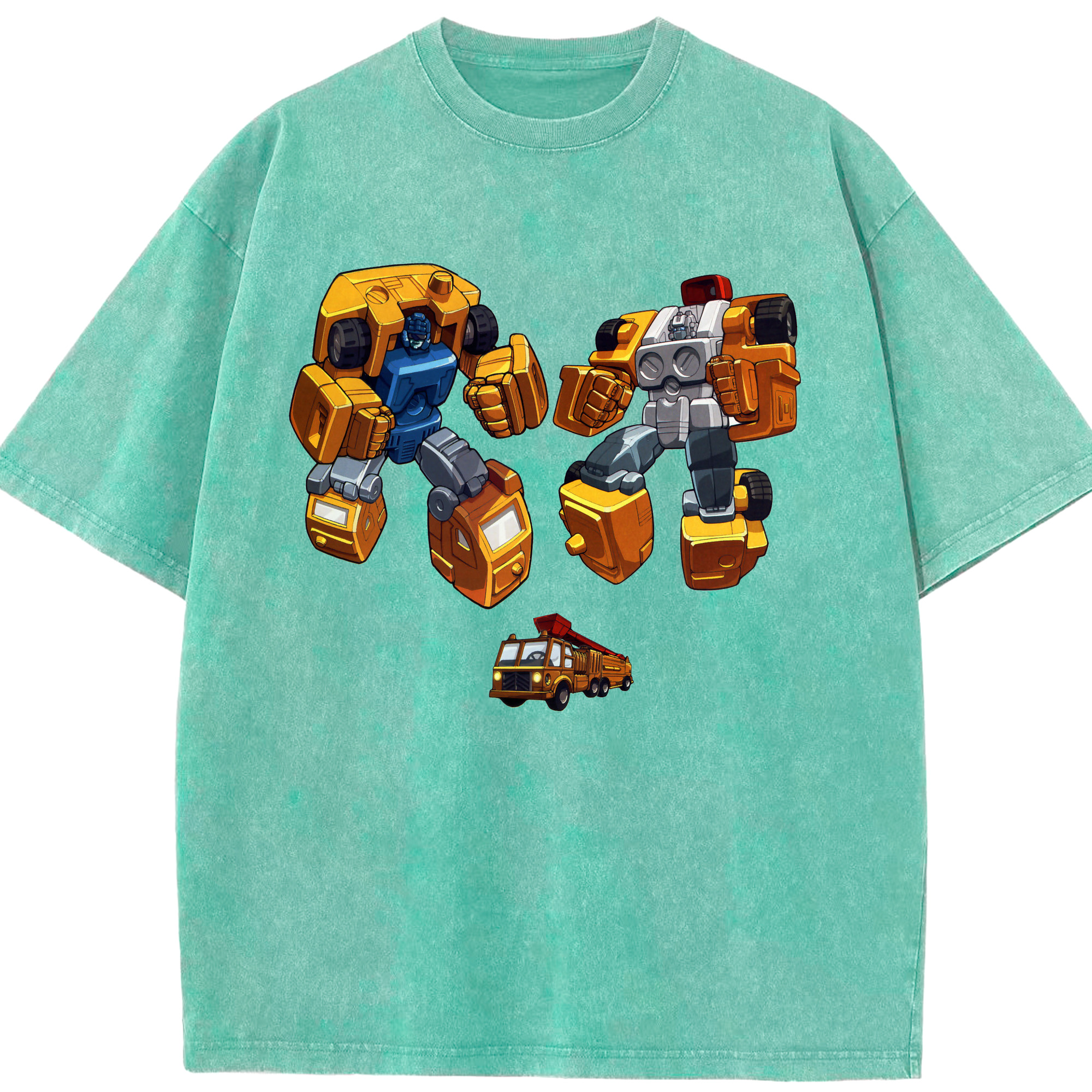 （画像用）  綿100% ヴィンテージ風 半袖Tシャツ（フロントプリント）